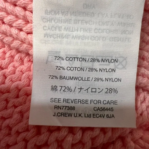 J. Crew Soft Pink Knit Crew Neck Sweater - Picture 8 of 9